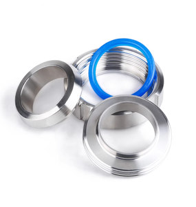 KQ Sữa Cấp Thực Phẩm DIN IO SS 304 316L 4 Inch Thép Không Gỉ Phẳng Chủ Đề Con Dấu Mông Hàn Ống T SMS Loại Vệ Sinh Công Đoàn - Product Image 4