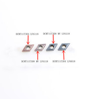 DCMT11T304 DCMT11T308 LF6018 LF6118 DCMT070204 DCMT070208 MV Tour CNC en acier inoxydable tournant en forme de triangle