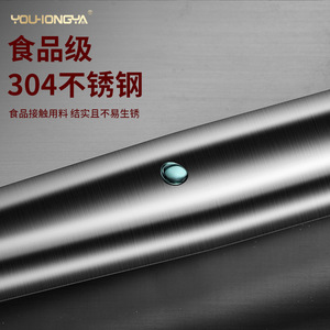 Stainless Steel <b>Rolling</b> <b>Pin</b> 32.5cm Non-Stick For Baking And Dumpling Wrapper Making Household Use - Product Image 3