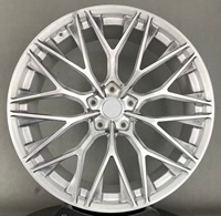 Jantes forgées sur mesure 1 pièce 18 19 20 21 22 23 24 pouces Monobloc Finition chromée polie brossée Jantes en alliage d'aluminium Voiture de luxe