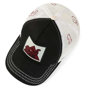 <span class=keywords><strong>หมวก</strong></span>โฟมทรง Trucker แบบขายส่ง พร้อมเชือกผูก ปักโลโก้ได้ 5 แผง ปีกโค้ง คุณภาพสูง สีดำ ทรงกลาง - Product Image 2