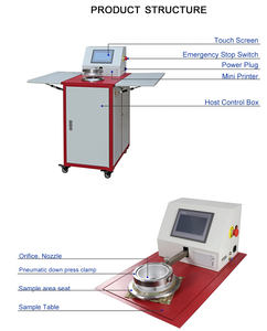 LIYI DIN 53887 Durchlässigkeit prüfmaschine Preis Automatische Luft durchlässigkeit prüfmaschine für Textilgewebe - Product Image 3