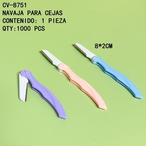 Paquete de Cuchillas de Afeitar para Mujer ZAA CV-8751 Cuchilla para Cejas Elegante Ecológica Duradera Moderna y de Lujo - Product Image 1