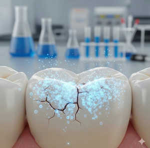 Dentifrice sans fluorure avec 7,5 % d'hydroxyapatite nano, réparation de l'émail, blanchiment, soin des dents sensibles, menthe, 120 g - Product Image 4