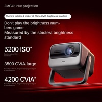 Projecteur laser tricolore JMGO N1S Ultra 1080P pour la maison, intégré au mur de la chambre/du salon