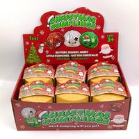 Squishy de Noël 8,5 cm Renne anti-stress à presser, jouet sensoriel souple en TPR, cadeau de Noël, vente en gros transfrontalière JY