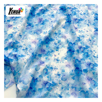 Kain Rayon Viscose Spun 100% Tenun Motif Bunga Terbaru, Kain Poplin Viscose di Cina untuk Pakaian Wanita, Kemeja, Gaun