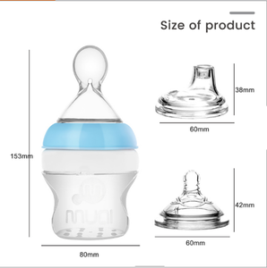 Fabricant de biberons pour bébé, <span class=keywords><strong>anti</strong></span>-coliques, sans bpa, en silicone de qualité alimentaire, 3 en <span class=keywords><strong>1</strong></span>, bouteille de lait pour bébé, vente en gros - Product Image 6