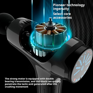 Оптовая продажа, импульсная мышечная терапия, фасция, хиропрактика, Функция нагрева, массажный пистолет, ручка, вибрационная Беспроводная батарея - Product Image 6