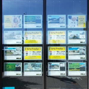 Commercial A4 Crystal Led Light <b>Box</b> Display Real Estate Magnetic Led Slim Acrylic Light <b>Box</b> - Product Image 3