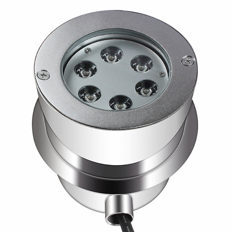 316L Stainless Steel 18W/24W RGB/RGBW DMX512 Control IP68 Waterproof LED Underwater Swimming Pool Light