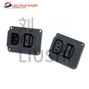 Ổ cắm nhôm 2 + 6 nữ + đầu nối ba chân 10A Chống giả mạo ip11 thương mại sử dụng năng lượng lưu trữ ổ cắm cáp - Product Image 3