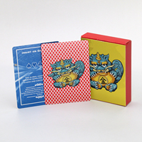 Cartes à Jouer de Poker Personnalisées en Gros d'Usine, Conception OEM, PVC/Papier, Imperméables, Blanches, à Imprimer, Format Deck