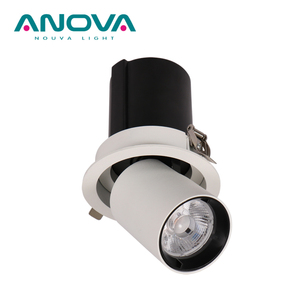 360 degrés Gimbal 10W rotatif gyroscope spot en aluminium moulé sous pression dimmable encastré led downlight - Product Image 3