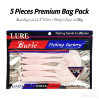 Leurre souple en forme de poisson à queue bouclée de 12 cm et 7 g, appât artificiel à grande queue bouclée et ventre ouvert