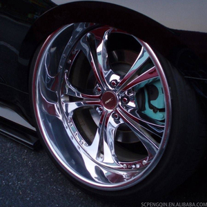 ROC özel 2/3 parça dövme tekerlekler 5x114.3 krom derin dudak tekerlekler 17-24 inç Cerberus 2 jantlar 5 konuştu 3 2 parça dövme tekerlekler - Product Image 6