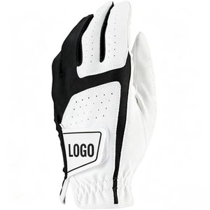 Guantes de Golf de Piel de Cabretta Suave con Logotipo Personalizado, Transpirables, Perforados, Antideslizantes, de Dedo Completo, para Deportes de Golf, OEM - Product Image 1