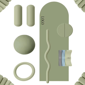 Ensemble de fitness pour la maison : ballon de Pilates, anneau de yoga, anneau de résistance pour Pilates, accessoires de yoga et Pilates - Product Image 1