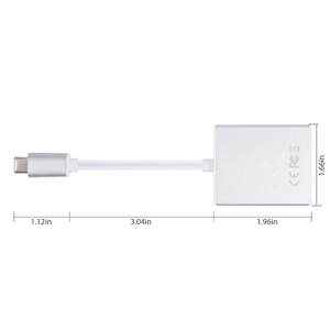 USB-C Cáp Chuyển Đổi USB 3.1 <span class=keywords><strong>Type</strong></span>-C Sang <span class=keywords><strong>DVI</strong></span> 1080P Thay Thế Phù Hợp Với Màn Hình Máy Tính Xách Tay Macbook - Product Image 6