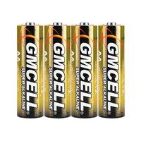 Piles alcalines cylindriques primaires LR6, AM3, MN1500, AA (Double A) pour appareils électroniques grand public
