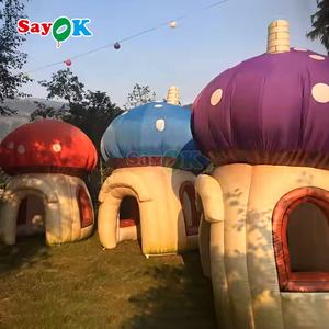 Sayok Free 3D Design Portable Oxford Tissu Gonflable Géant Maison Champignon Tente avec Souffleur D'air - Product Image 2