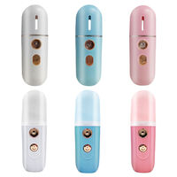 Mini Rociador Facial Iónico Portátil Recargable por USB de 20 ml, Humidificador Facial Nano para Uso Doméstico, Enchufe Estadounidense, Precio de Fábrica