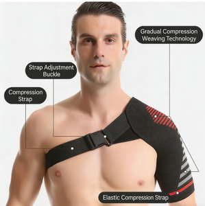 Soporte <span class=keywords><strong>de</strong></span> <span class=keywords><strong>Hombro</strong></span> Deportivo <span class=keywords><strong>de</strong></span> Neopreno Transpirable, Ajustable, Antideslizante y Suave para Aliviar el <span class=keywords><strong>Dolor</strong></span> en Hombres y Mujeres - Product Image 5