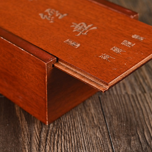 Caja de Joyería de Madera Rectangular, Tamaño Personalizable, Acabado Mate, para Joyas de Jade, Ámbar, Sellos, Antigüedades y Embalaje - Product Image 3