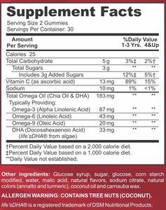 Factory Supply Wholesale Dietary Supplement Vitamin C Gummies with <strong>DHA</strong> , Supports Healthy <strong>Brain</strong> Function, Vision &amp; Heart <strong>Health</strong> - Product Image 6