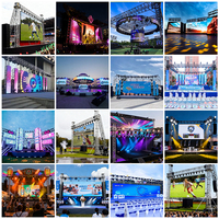 Écran LED d'animation extérieur 50x50cm 2x3m P2.6/P3.91 IP65, pas de pixel 3.91mm, panneau d'affichage de location pour centres commerciaux et magasins de détail