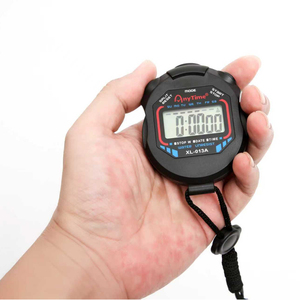 Chronomètre numérique portable électronique LCD OEM pour l'entraînement sportif, chronomètre de tour, chronomètre de fraction de tour, horloge, calendrier, alarme, entraîneur de fitness, utilisation antichoc - Product Image 1