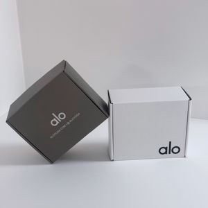 Cajas de Embalaje Impresas a Doble Cara en Blanco y Negro Personalizadas, Cajas de Papel Extra Resistentes de Alta Calidad para Transporte - Product Image 2