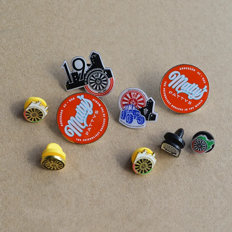 Op Maat Gemaakte Metalen Broche Pin Hard Zacht Email Badges Met Aangepaste Logo Mini Reversspeldjes Voor Hoed & Shirt 1 Kleur Print