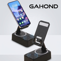 Support de téléphone rotatif à 360 degrés télescopique multifonction 3-en-1 pour haut-parleur Bluetooth, nouveau support paresseux pour diffusion en direct