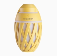 Portable lumière LED Mini 300ml H20 humidificateur de pulvérisation arôme diffuseur d'huile essentielle USB Air maison brume fraîche humidificateur à ultrasons