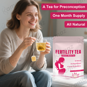 Complément alimentaire pour la fertilité des femmes Amaz Natural, thé aux herbes aromatisé pour l'utérus, thé pour la fertilité avant la conception, thé pour la grossesse - Product Image 1