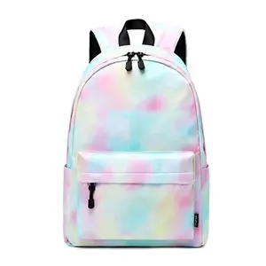 Galaxy backpack for girls college school backpack bags lightweight high school kids tie dye backpacks back to school