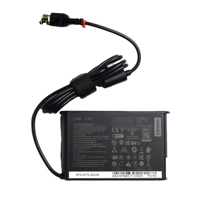 ADL135SCC3A 135W 20V 6.75A AC Power Adapter Charger for lenovo ThinkPad P1 X1 T470P Y520