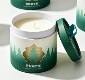Biodegredble Recylcle Kraft <b>Cardboard</b> Paper Packaging <b>Tube</b> for Scented Candle Cosmetic Tea Packaging - Product Image 1