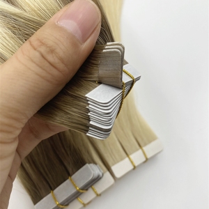 Cinta de salón en extensiones de cabello Cinta invisible de cabello humano Remy virgen de cutícula completa en extensión de cabello humano - Product Image 5