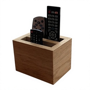 Wooden 5-Layer Detachable <b>Remote</b> Control Organizer <b>Holder</b> with Modern Design for Living Room Tabletop Home Accessories - Product Image 2