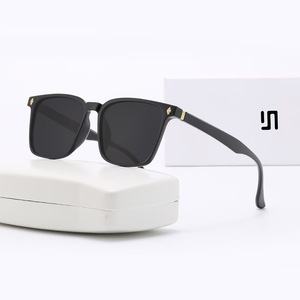 New European American Retro UV400 Polarized <b>Sunglasses</b> Men's Women's High-end Light Luxury <b>Small</b> Square <b>Frame</b> - Product Image 1