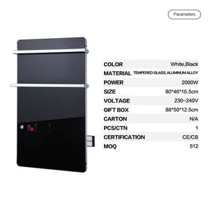 Impermeable de <span class=keywords><strong>bajo</strong></span> <span class=keywords><strong>consumo</strong></span>, Control remoto montado en la pared del hogar <span class=keywords><strong>calentador</strong></span> eléctrico - Product Image 2