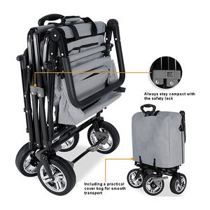 รถเข็นมือถือพับได้พร้อมหลังคา,รถเข็นตกปลาพับได้ใช้งานง่ายพร้อมหลังคา - Product Image 3