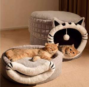 Nido para Mascotas Shein, Cálido para Invierno, Doble Uso, Nuevos Productos, Venta al por Mayor y Distribución de Nidos para Perros y Gatos - Product Image 5