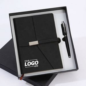 Coffret Cadeau d'Entreprise Exclusif : Carnet et Stylo Personnalisés pour Clients et Employés - Cadeaux d'Affaires Premium pour Événements et Reconnaissance - Product Image 1
