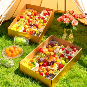 Boîte <span class=keywords><strong>à</strong></span> lunch jetable en papier kraft écologique pour <span class=keywords><strong>avion</strong></span>, camping en plein air, barbecue, collation, sushi, avec pelliculage mat et revêtement UV - Product Image 3
