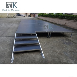 เวทีกลางแจ้งแบบพกพาสำหรับงานอีเวนต์แท่นอลูมิเนียมติดตั้งได้อย่างรวดเร็ว - Product Image 1