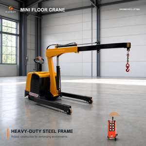Grúa Móvil Contrapesada de Servicio Pesado de 900 kg, 90 °   Plataforma Giratoria para Trabajos de Elevación en Almacenes - Product Image 2