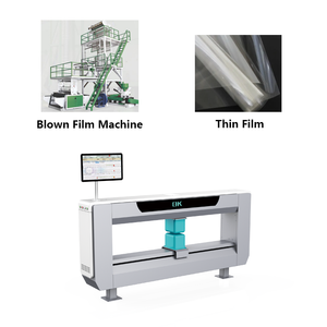 جهاز اختبار سمك الأشعة السينية عبر الإنترنت مع إطار فحص فولاذي على شكل حرف O، لطلاء الليثيوم، والبولي أميد، والبولي كربونات، ورقائق الألومنيوم، مع مراقبة الجودة في الوقت الفعلي - Product Image 1